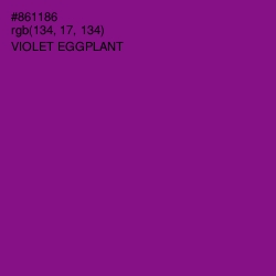 #861186 - Violet Eggplant Color Image